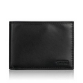 Tumi Delta Leather Double Billfold Wallet with ID Theft Protection